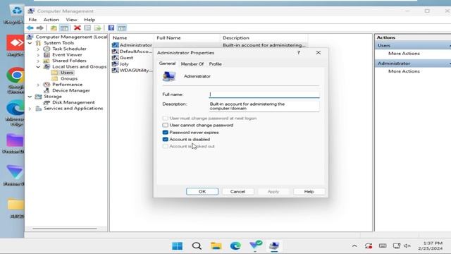 Windows 11 - Enable The Built-In Administrator Account смотреть онлайн