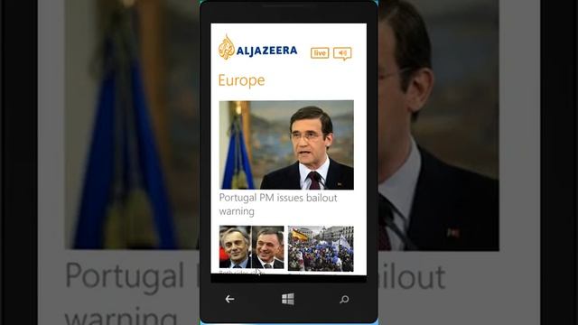 Al Jazeera English for Windows Phone 8 смотреть онлайн