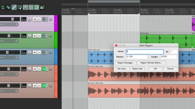 REAPER 5 Explained - 19. Markers & Regions смотреть онлайн