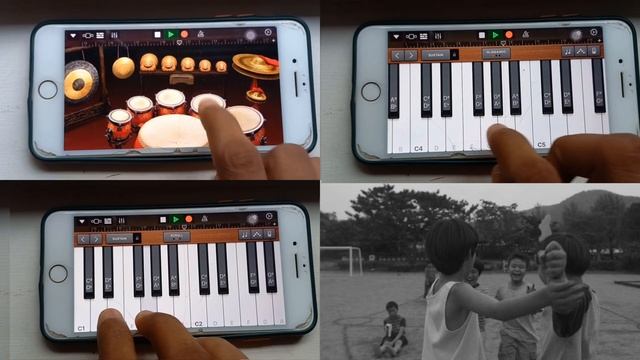 Squid game | starting bgm |garageband | | mobile piano | piano tutorial | смотреть онлайн