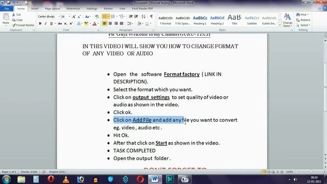 HOW TO CHANGE THE FORMAT OF VIDEO 2017 смотреть онлайн
