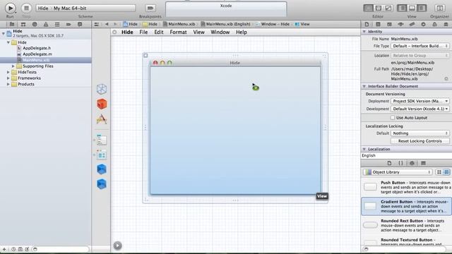 Make a simple app using Xcode 4.2.1 on mac смотреть онлайн