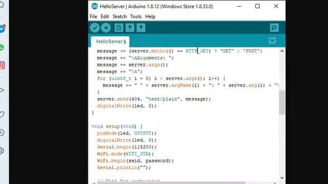 ESP8266 programming local server HTML смотреть онлайн