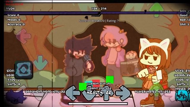 friday night funkin adventure Touhou and bamiko Vs Aixx mod android pc смотреть онлайн