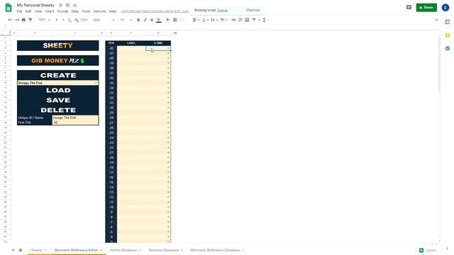 Introducing Sheety - The Ultimate Rotation Building Spreadsheet For RS3 PvM смотреть онлайн
