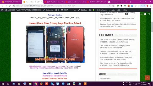 Huawei Clone Nova 3 Flash File | Android 8.1 MT6580 Hang Logo Fix Firmware смотреть онлайн