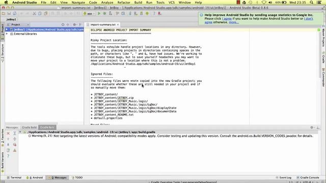Android Tutorial From Beginner To Professional - 019 Import Android Samples смотреть онлайн