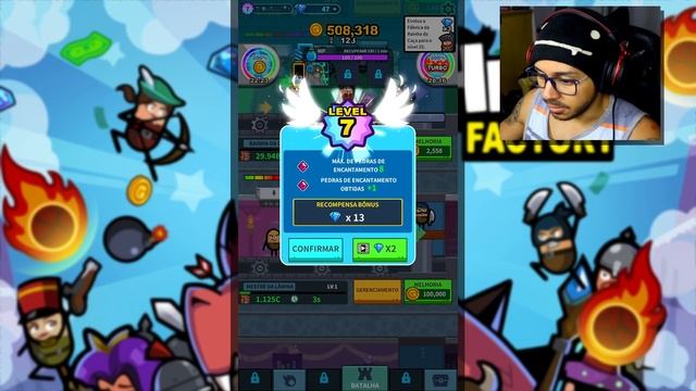 Criei uma FÁBRICA DE HERÓIS em Hero Factory - Idle tycoon смотреть онлайн
