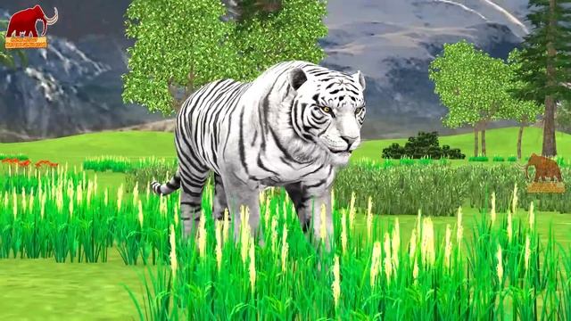 Zombie Lion and White Tiger Attack Woolly Mammoth Saves Deer | Giant Mammoth Elephant Animal Revolt смотреть онлайн