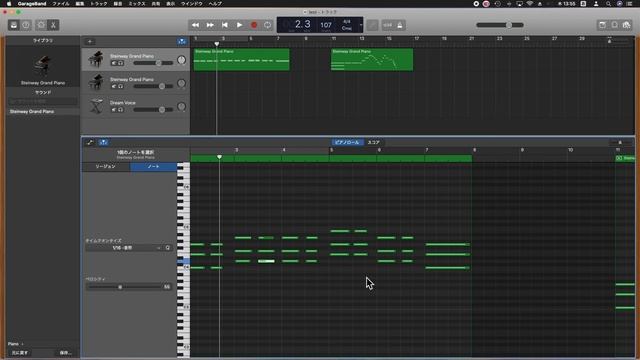 Mac /Garageband /入門＃３／ピアノロール打ち込み/DTM смотреть онлайн