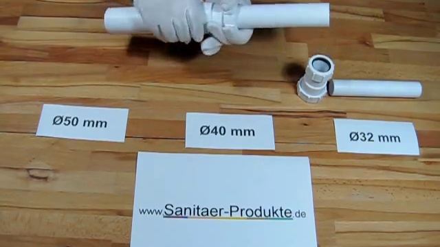 Abwasser Verbindung Rohrsystem verlegen Fitting DN32 DN40 DN50 смотреть онлайн