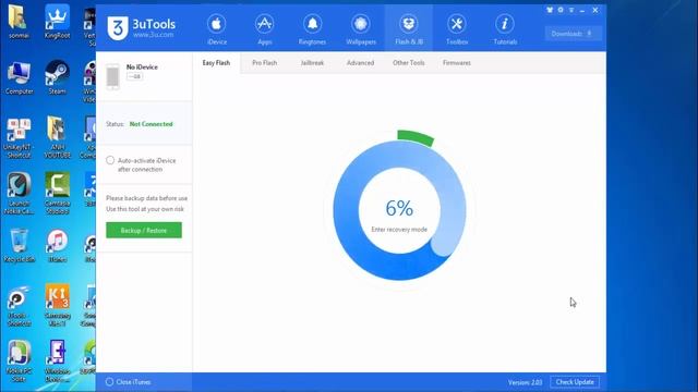 Restore Apple Devices Without itunes using 3UTools 2016 смотреть онлайн