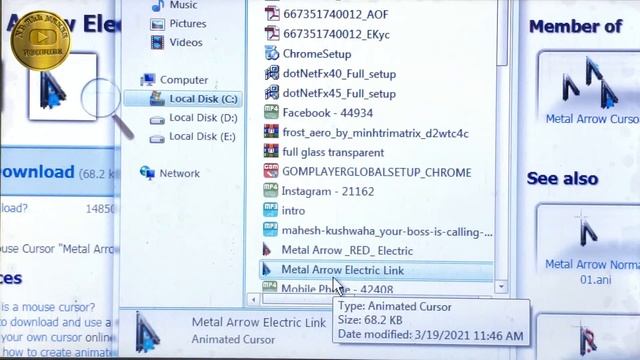 How to change mouse cursor // Windows 7 8 10 change mouse pointer // Full Datails🔥🔥 смотреть онлайн