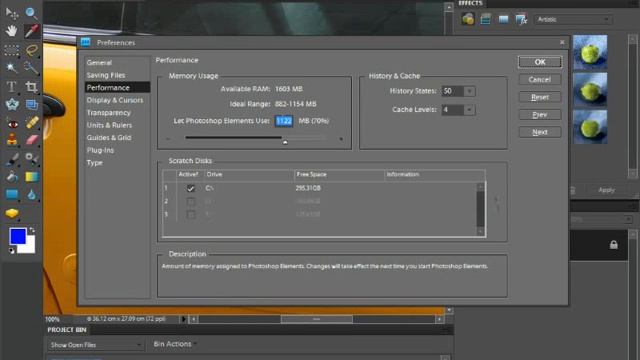 Photoshop Tutorial - Preferences - Performance смотреть онлайн