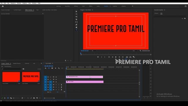 உங்கள் வீடியோவில் Text Add செய்வது எப்படி ? | How To Add Text Using premiere Pro In Tamil смотреть онлайн