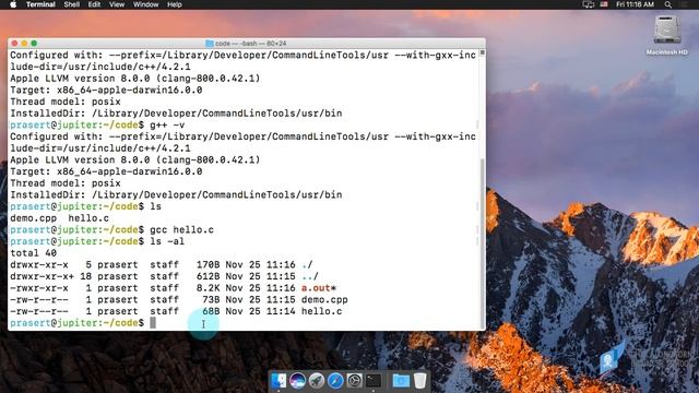 สอนภาษาซี C: การติดตั้ง C และ C++ compiler บน macOS смотреть онлайн