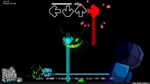 Destroying Geometry Dash in Friday Night Funkin'