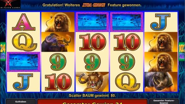 Savannah Storm Xtra Choice kostenlos spielen - Novomatic / High Flyer Games смотреть онлайн