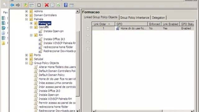 Windows 2008 GPO redireccionamento homefolders смотреть онлайн