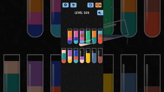 Water Color Sort Level 325 Walkthrough Solution iOS/Android смотреть онлайн