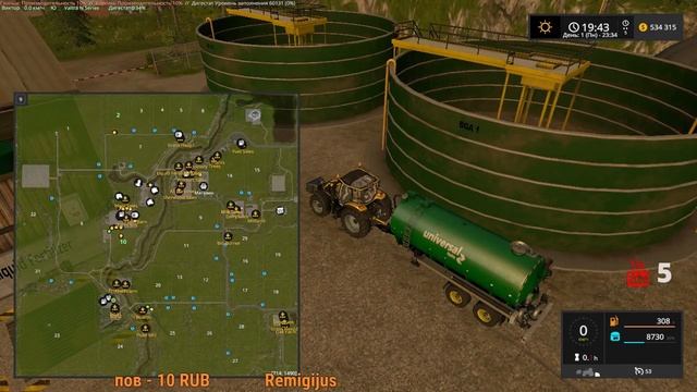 FS-17. Карта "Sherwood Park Farm" v 3.3. Стрим №2. смотреть онлайн