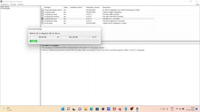 How to install GCC/G++ Compiler in Windows 11 смотреть онлайн