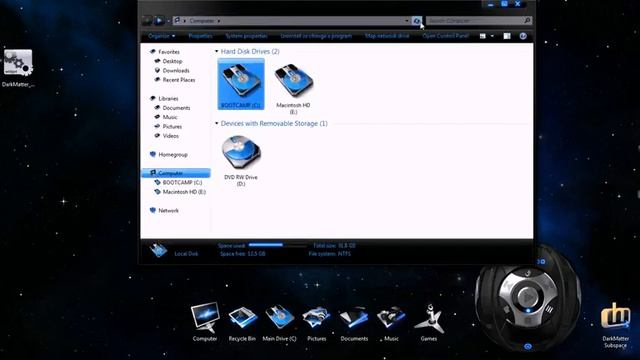 Hyperdesk Windows 7 Desktop Theme - YouTube.flv смотреть онлайн