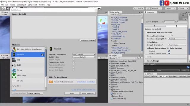 Unity3D for Game Maker EP. 4 Creating Touch Script and Key for Export .apk on Android Devices смотреть онлайн
