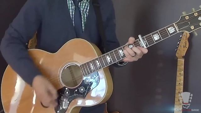 How to play Go Your Own Way by Fleetwood Mac - Guitar Lesson смотреть онлайн