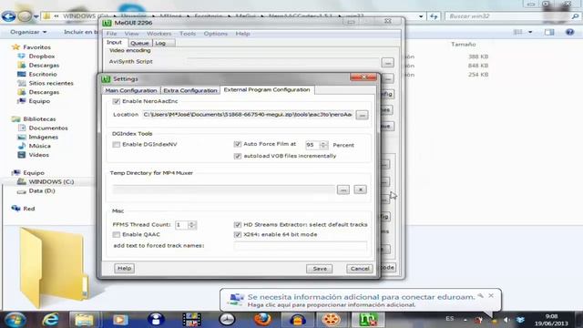 Cómo instalar el codec AAC en MeGui смотреть онлайн