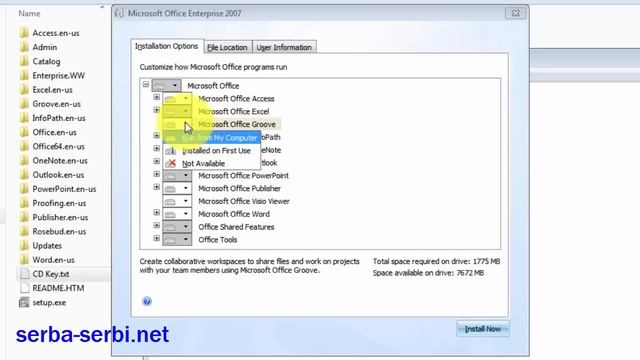 Cara menginstall microsoft office 2007 смотреть онлайн