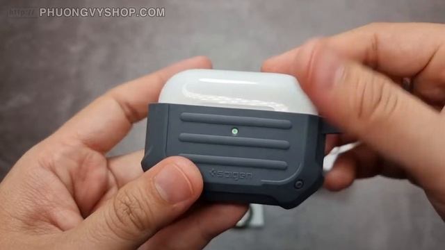 Case Aippods Pro | Spigen Tough Armor | chuẩn chống sốc quân đội Mỹ. смотреть онлайн