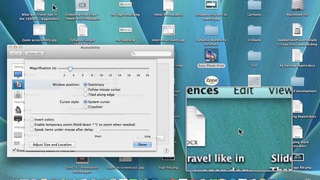 Zoom function Accessibility on Mac смотреть онлайн