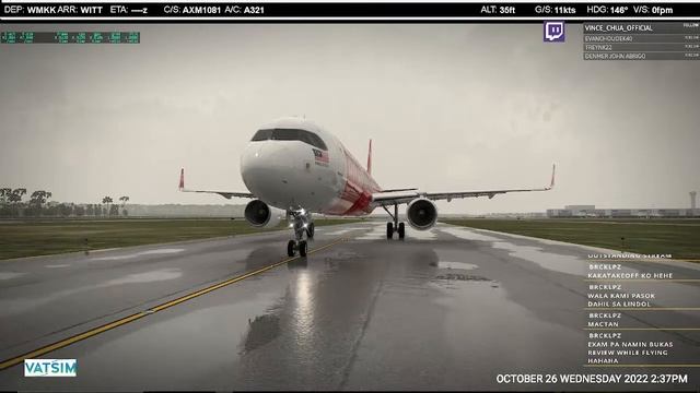 X-Plane 12 Beta 8 || WMKK-WITT || Toliss A321 || October 26, 2022 [[Crashed to Desktop]] смотреть онлайн
