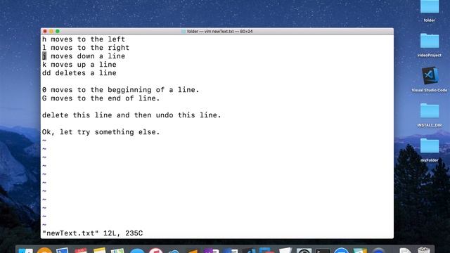 how to use vim editor on terminal смотреть онлайн