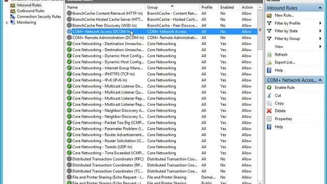 70-410 Lab 6 Enable Remote Management Windows Firewall GUI смотреть онлайн
