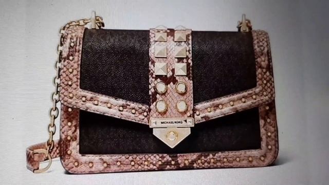 Michael Kors Snake Embossed Leather And Logo Shoulder Bag/@nerigawlik163 смотреть онлайн