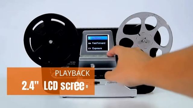 8mm & Super 8 Reels To Digital MovieMaker Film Scanner