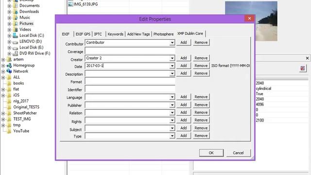 How to edit XMP Dublin Core properties using Exif Pilot смотреть онлайн
