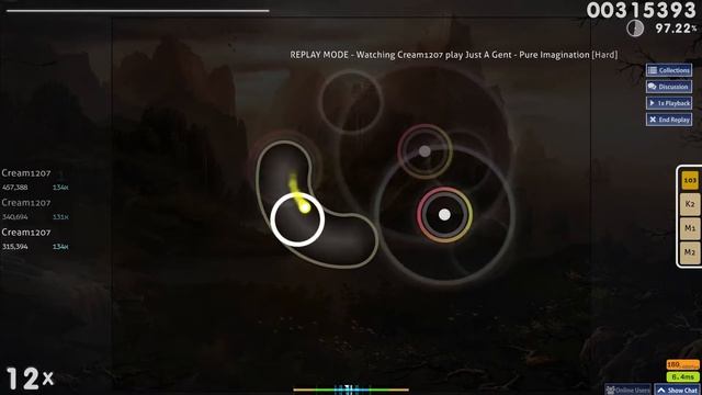 Pure imagination (improved) - osu! смотреть онлайн