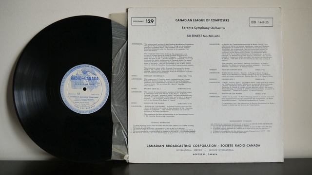 Canadian League Of Composers (195?) - Sir Ernest MacMillan - CBC Radio Canada Transcription смотреть онлайн