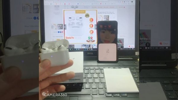 Tai nghe bluetooth airpods pro chip jerry