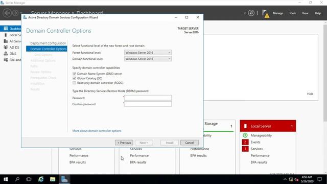 ADDS Server full configuration || Windows Server 2016 смотреть онлайн