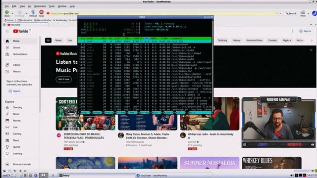 USANDO O ANTIX LINUX - PC ANTIGO - Navegador Seamonkey смотреть онлайн