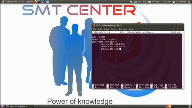 SMT Management Series | How to Static IP using terminal смотреть онлайн