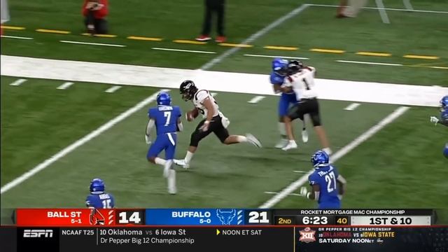 Ball State vs Buffalo Highlights | 2020 MAC Championship Game Football Highlights смотреть онлайн