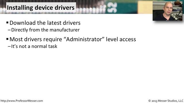 Using Windows Device Manager - CompTIA A+ 220-802: 1.4 смотреть онлайн