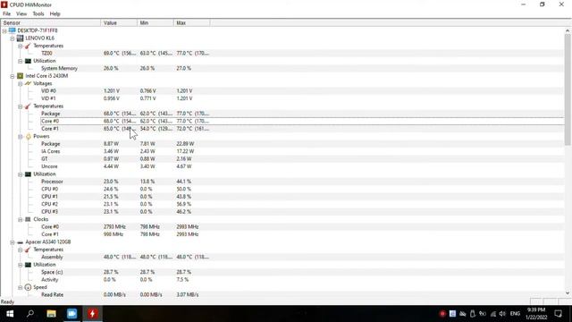 HWMonitor 1.45 - Phần Mềm Miễn Phí Kiểm Tra Nhiệt Độ Laptop, PC смотреть онлайн