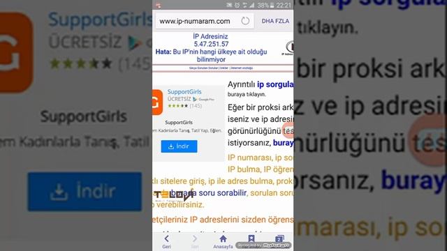 Telefonun IP Adresini Öğrenme ve Değiştirme смотреть онлайн