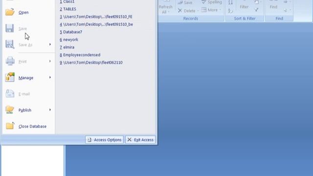 Access 2007 Interface - Access 2010 Access 2013 tutorial for beginners Access 2016 смотреть онлайн